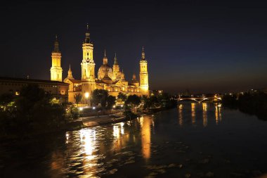 Saragossa, İspanya - 14 Ağustos 2023: 