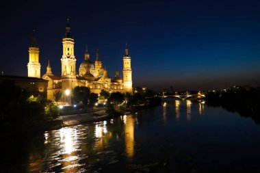 Saragossa, İspanya - 14 Ağustos 2023: 