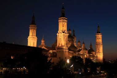 Saragossa, İspanya - 14 Ağustos 2023: 