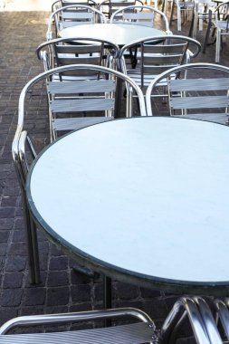 İspanya 'da paslanmaz çelik bar teras mobilyası