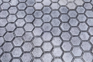 Madrid, İspanya 'daki Gray Cobblestone sokağı