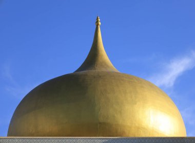 İspanya 'nın Alicante kıyısındaki Arap tarzı binanın mimari detayları.