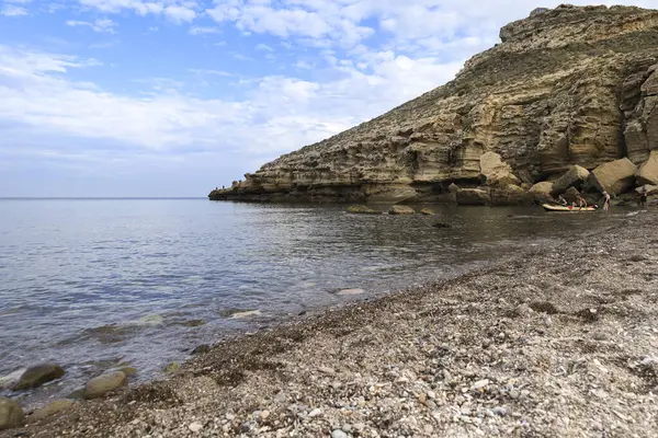 Las Negras, Almeria, İspanya 13 Ekim 2023 Las Negras kasabasındaki El Cuervo Koyu, Güney İspanya 'daki Cabo de Gata doğal parkı..