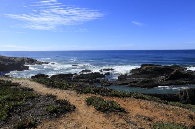 Alentejo, Vicentina sahillerindeki kayalıklar, kayalıklar ve koylar, Portekiz