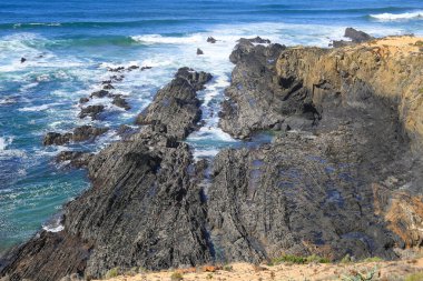 Alentejo, Vicentina sahillerindeki kayalıklar, kayalıklar ve koylar, Portekiz