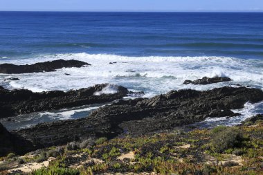 Alentejo, Vicentina sahillerindeki kayalıklar, kayalıklar ve koylar, Portekiz