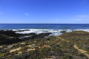Alentejo, Vicentina sahillerindeki kayalıklar, kayalıklar ve koylar, Portekiz