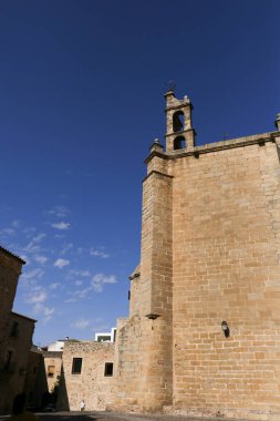 Caceres, Extremadura, İspanya... 23 Ekim 2023, eski Caceres kasabasındaki Saint Paul manastırı.