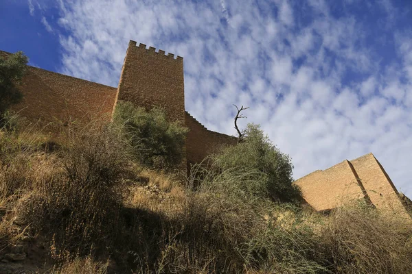 Arabiska Murarna Ronda Stad Solig Dag — Stockfoto