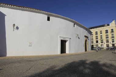 Ronda, Malaga, İspanya 23 Ekim 2023 Ronda City 'deki Real Maestranza arenası.