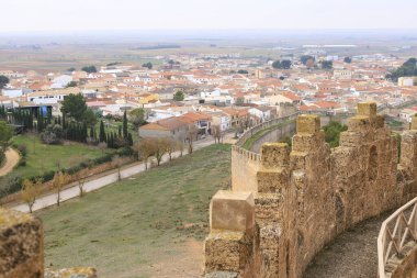 Belmonte, Cuenca, İspanya... 10 Aralık 2023: Cuenca bölgesindeki Belmonte Kalesi Yürüyüşü, İspanya