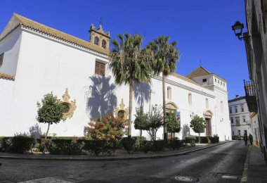 Sanlucar de Barrameda, Cadiz, İspanya - 3 Ekim 2023: Madre de Dios Manastırı Sanlucar de Barrameda