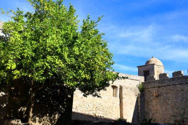 Portekiz, Elvas Kalesi 'nin mimari detayları.