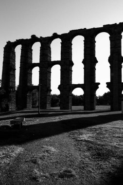 Merida 'nın güzel Roma su kemeri' Mucizeler Aqueduct '