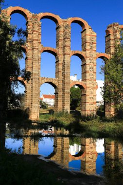 Merida 'nın güzel Roma su kemeri' Mucizeler Aqueduct '