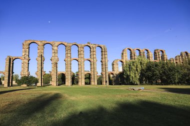 Merida 'nın güzel Roma su kemeri' Mucizeler Aqueduct '