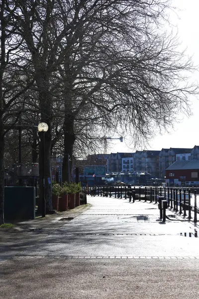 Bristol Inglaterra Marzo 2024 Hermosas Vistas Del Muelle Zona Harbourside — Foto de Stock