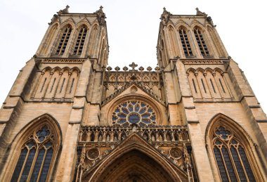 Bristol, England- March 29, 2024: Beautiful Bristol Cathedral in Bristol City Center clipart