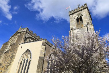 Salisbury City, İngiltere 'deki güzel St. Thomas Kilisesi