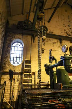 Bristol, İngiltere - 29 Mart 2024 Bristol, İngiltere 'deki Underfall Yard Ziyaretçi Merkezi Müzesi