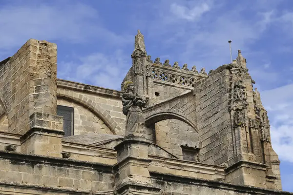 stock image Architectural details of The Priory Church in Puerto de Santa Maria