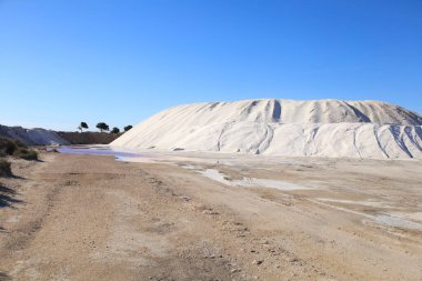 Santa Pola kasabası Alicante, İspanya 'nın doğal parkında güzel bir manzara.