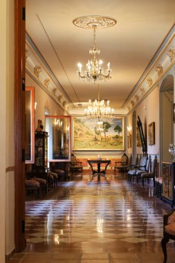 Anna, Valencia, İspanya... 27 Ekim 2024: Anna, Valencia 'da Cervellon Kontlarının Kale Sarayı