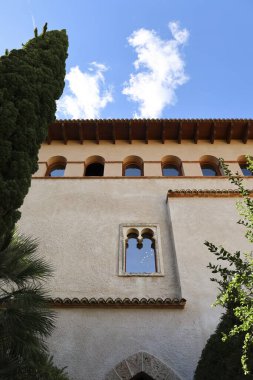 Anna, Valencia, İspanya... 27 Ekim 2024: Anna, Valencia 'daki Cervellon Kontlarının Kale-Sarayı mimari detayları