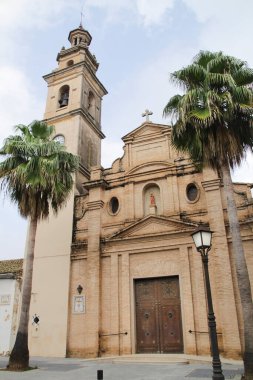 Burnuslem, Valencia, İspanya... 26 Kasım 2024: Eski kasaba Burnuslem, Valencia 'daki Purisima Concepcion Kilisesi