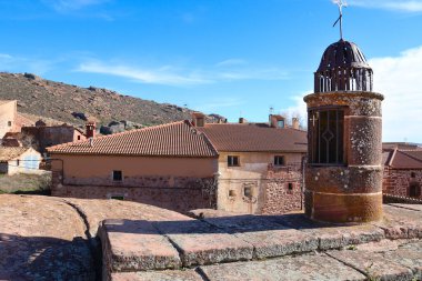 Muslim cistern made of stone in Rodenas town, Teruel province, Spain clipart