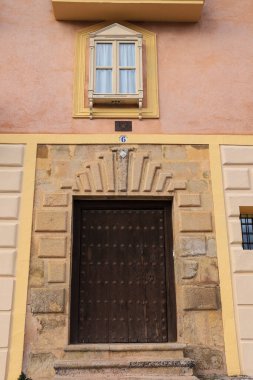 Albarracin, Teruel, Span- 7 Ocak 2025: eski Albarracin, Teruel, İspanya 'daki güzel eski ev