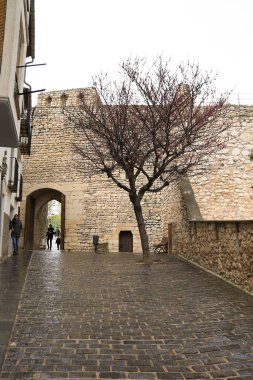 Morella, Castellon, İspanya... 18 Nisan 2025: 