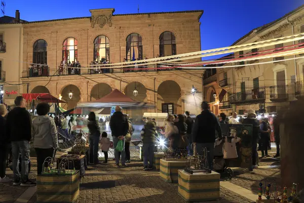 Alcaraz, Albacete, İspanya - 2 Mayıs 2025: Alfonsi Ortaçağ Pazarı