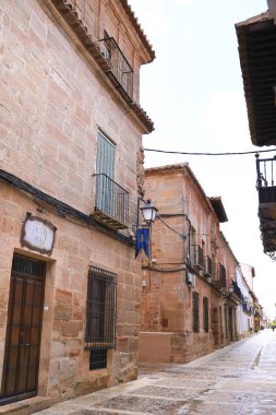 Villanueva de Los Infantes, Ciudad Real, İspanya - 8 Mayıs 2025: Villanueva de los Infantes, İspanya