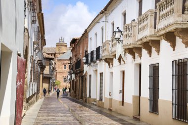 Villanueva de Los Infantes, Ciudad Real, İspanya - 8 Mayıs 2025: Villanueva de los Infantes, İspanya
