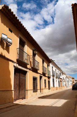 Villanueva de Los Infantes, Ciudad Real, İspanya - 8 Mayıs 2025: Villanueva de los Infantes, İspanya
