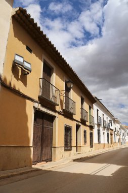 Villanueva de Los Infantes, Ciudad Real, İspanya - 8 Mayıs 2025: Villanueva de los Infantes, İspanya