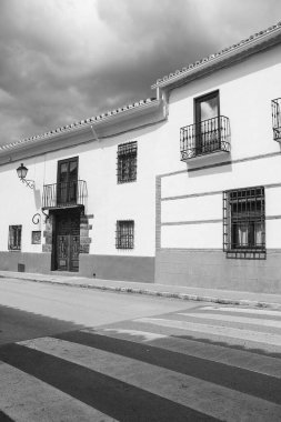 Villanueva de Los Infantes, Ciudad Real, İspanya - 8 Mayıs 2025: Villanueva de los Infantes, İspanya