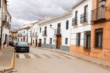 Villanueva de Los Infantes, Ciudad Real, İspanya - 8 Mayıs 2025: Villanueva de los Infantes, İspanya
