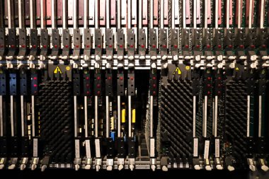 Madrid, İspanya - 13 Ağustos 2025: Dijital Değiştirme Sistemi 1240 Alcatel şirketi tarafından