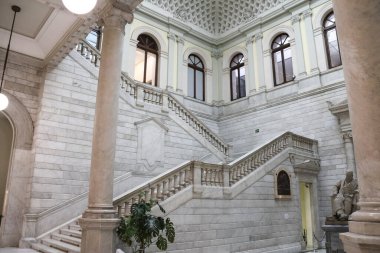 Madrid, İspanya - 13 Ağustos 2025: İspanya Ulusal Kütüphanesi