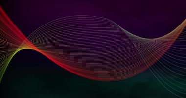 Çizgilerle ve dönüşümle zarif arkaplan canlandırması