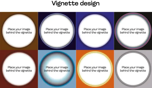 Resimleri yerleştirmek için vignette tasarımı