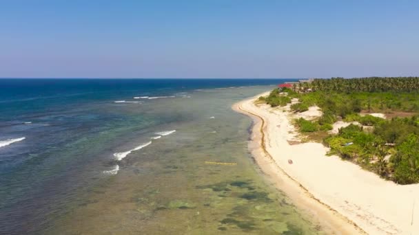 Tropical Landscape Beautiful Beach Philippines — Stok video