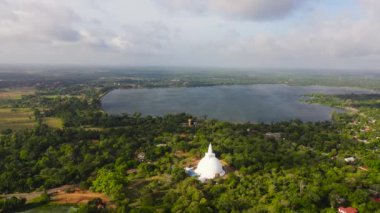 Buddhist pagoda in the city Anuradhapura, Sri Lanka.