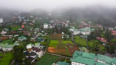 Nuwara Eliya town in the mountains, a tourist and popular place in Sri Lanka.