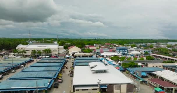 Coastal Town Bantayan Island Philippines — Vídeo de Stock
