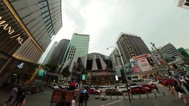 Sep 6Th 2022 Business District Kuala Lumpur Skyscrapers Malls Malaysia — Vídeo de Stock
