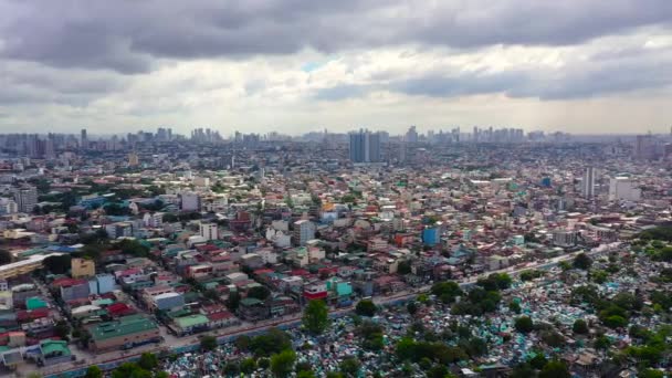 马尼拉是菲律宾的首都 拥有现代化的建筑物和摩天大楼 旅行度假概念 — 图库视频影像
