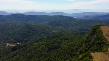 Mountains with rainforest and jungle in the mountainous province. Riverston, Sri Lanka.